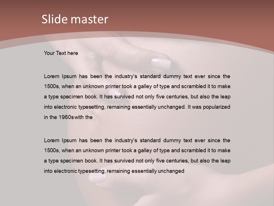 Carefully Love Development PowerPoint Template