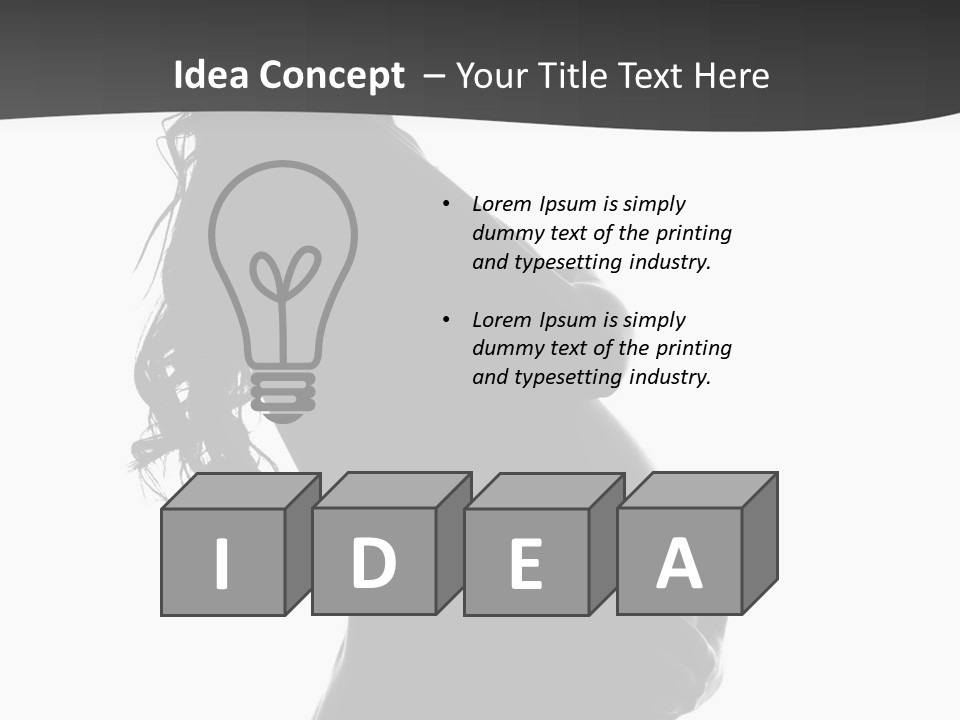 Marriage Girl Tenderness PowerPoint Template