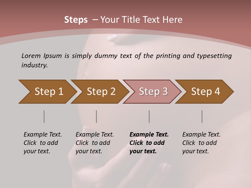 Marriage Development Pregnancy PowerPoint Template