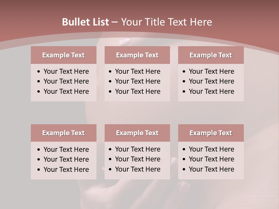 Marriage Development Pregnancy PowerPoint Template