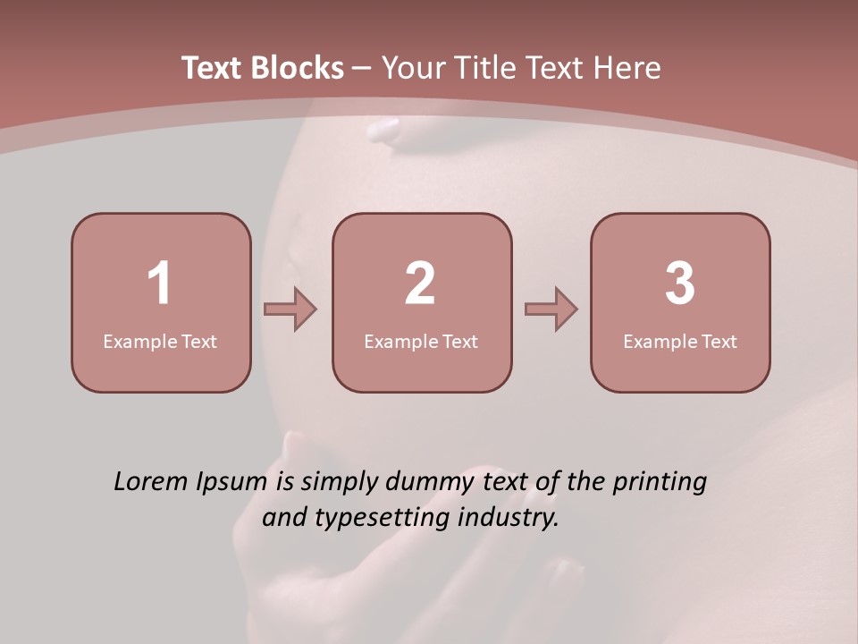 Marriage Development Pregnancy PowerPoint Template