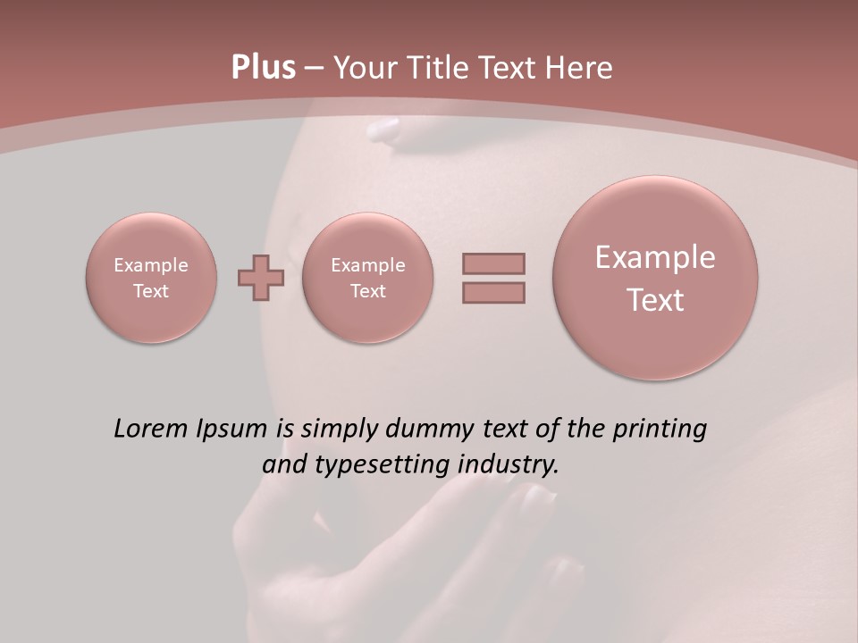 Marriage Development Pregnancy PowerPoint Template
