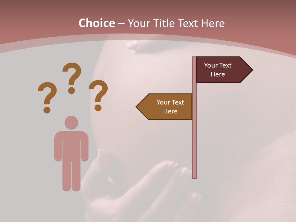 Marriage Development Pregnancy PowerPoint Template
