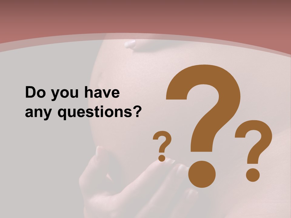 Marriage Development Pregnancy PowerPoint Template