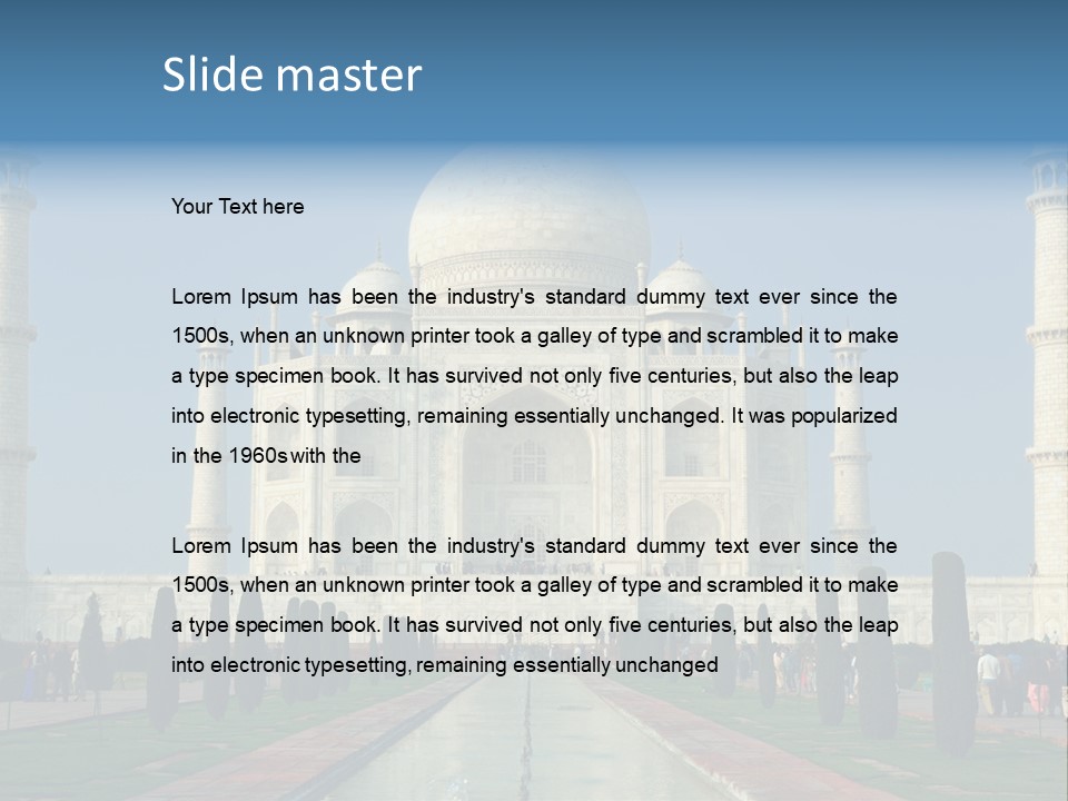 Table Toon Corporation PowerPoint Template