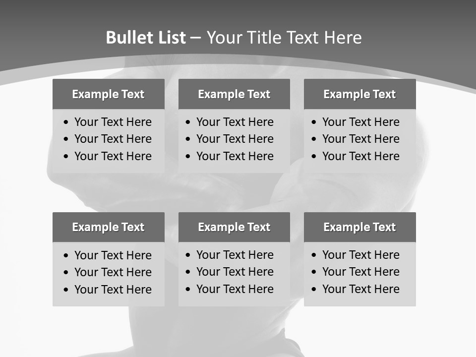 Six Packs Artistic White PowerPoint Template