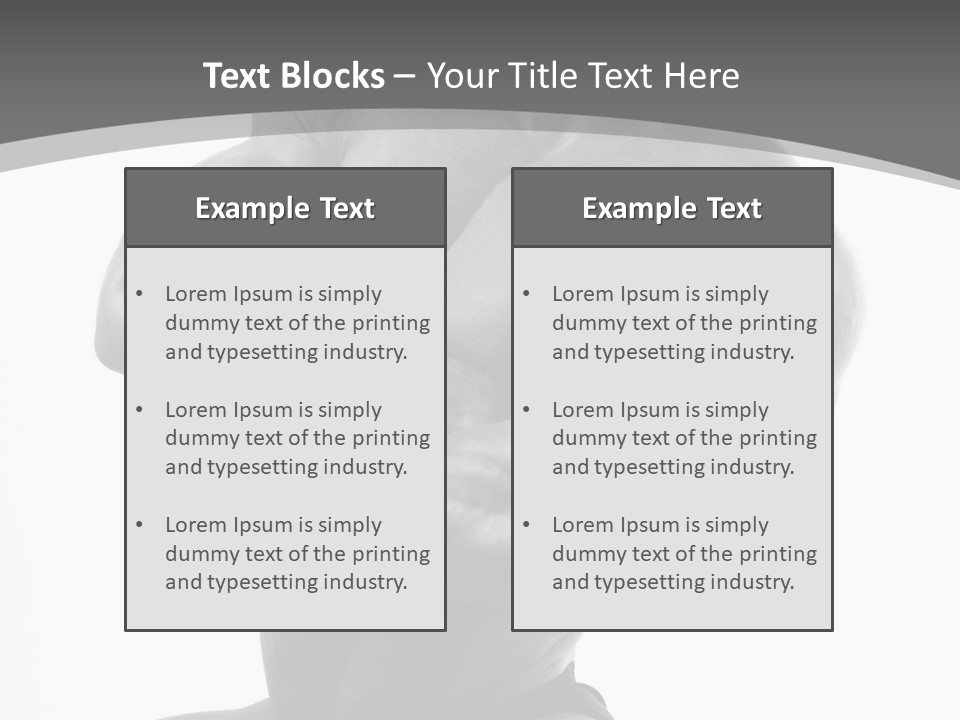 Six Packs Artistic White PowerPoint Template