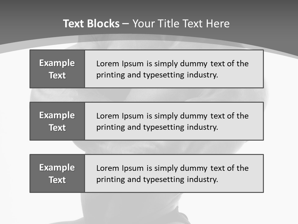 Six Packs Artistic White PowerPoint Template