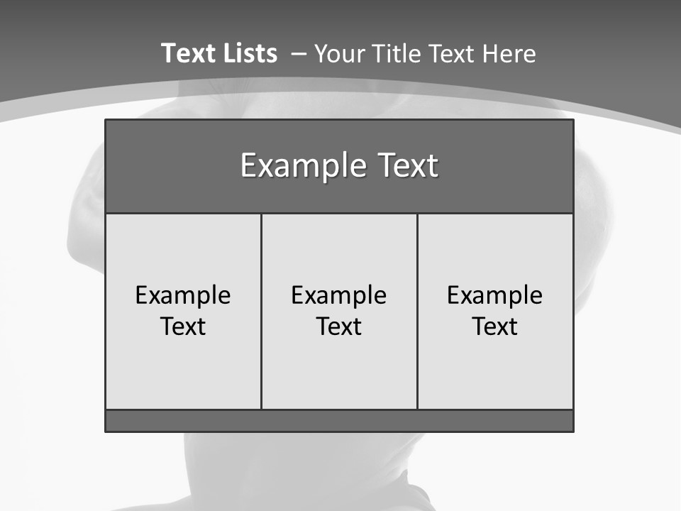 Six Packs Artistic White PowerPoint Template