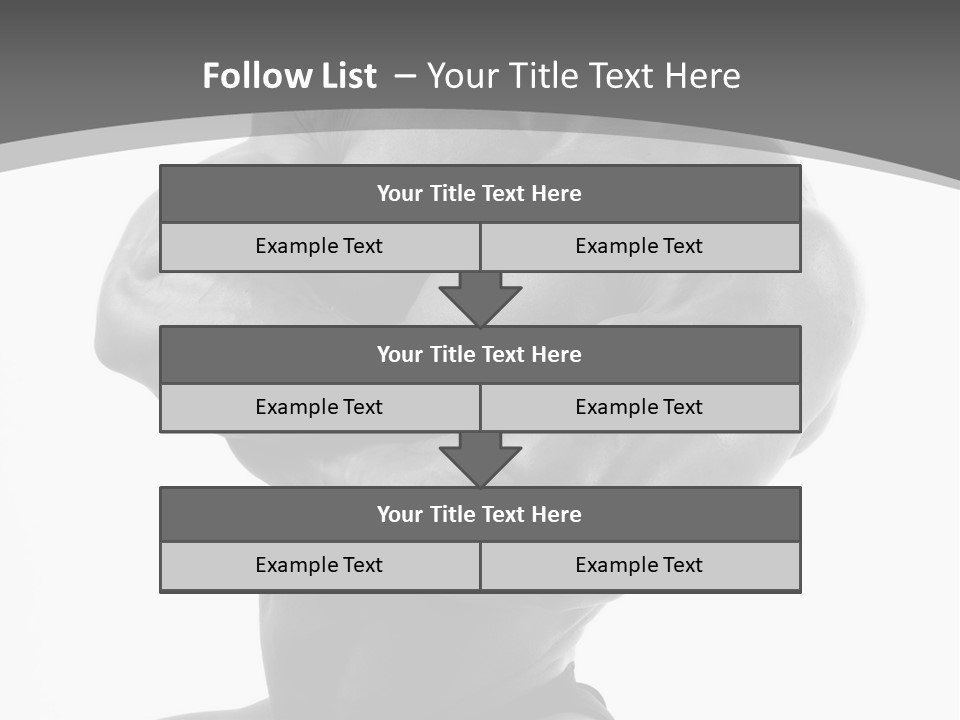 Six Packs Artistic White PowerPoint Template