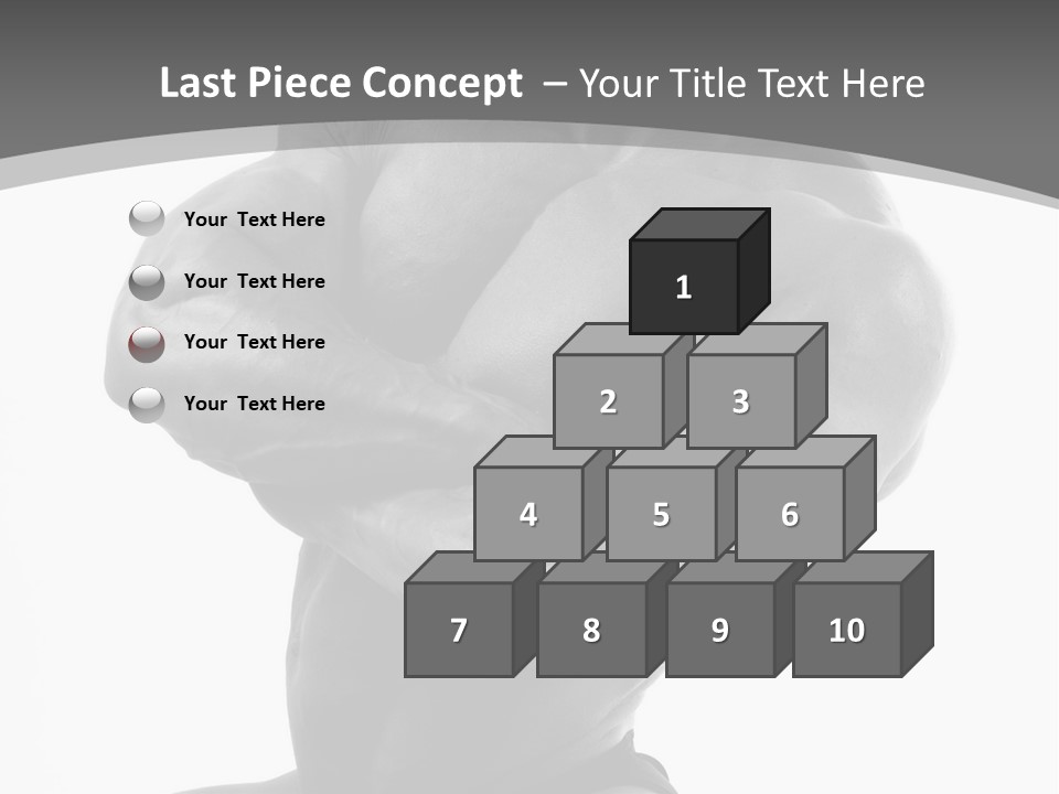 Six Packs Artistic White PowerPoint Template