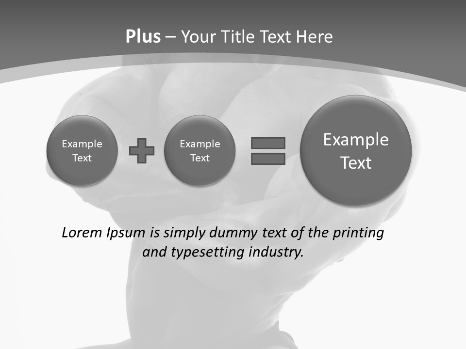 Six Packs Artistic White PowerPoint Template
