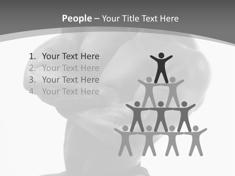 Six Packs Artistic White PowerPoint Template