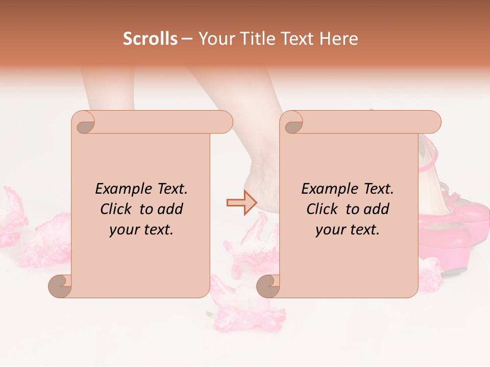 Woman Aroma Female PowerPoint Template