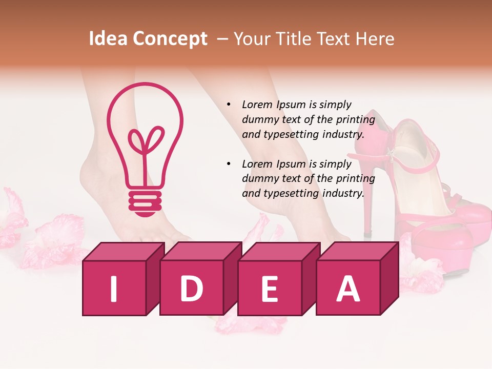 Woman Aroma Female PowerPoint Template