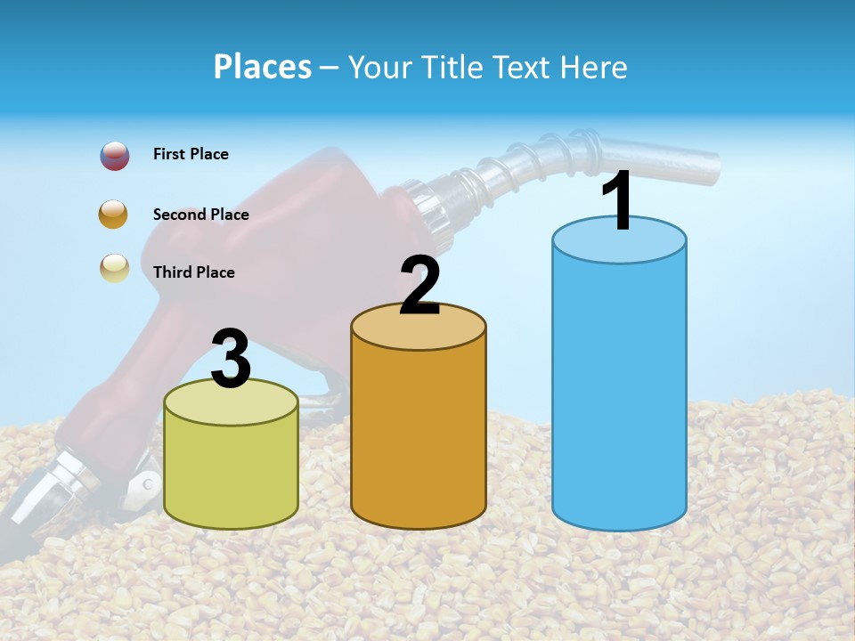 Corn Biomass Biofuel PowerPoint Template