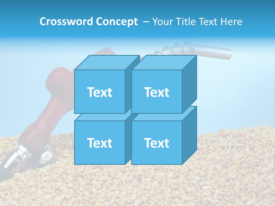 Corn Biomass Biofuel PowerPoint Template