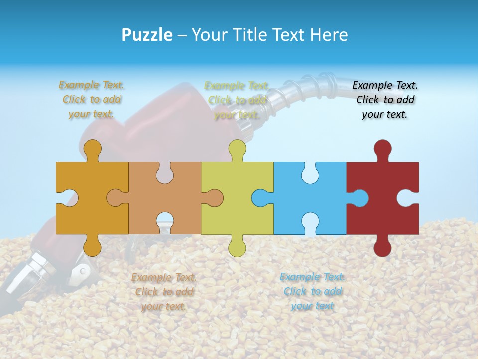 Corn Biomass Biofuel PowerPoint Template