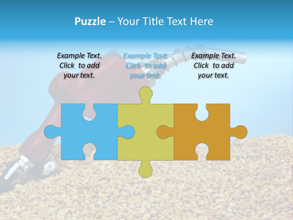 Corn Biomass Biofuel PowerPoint Template
