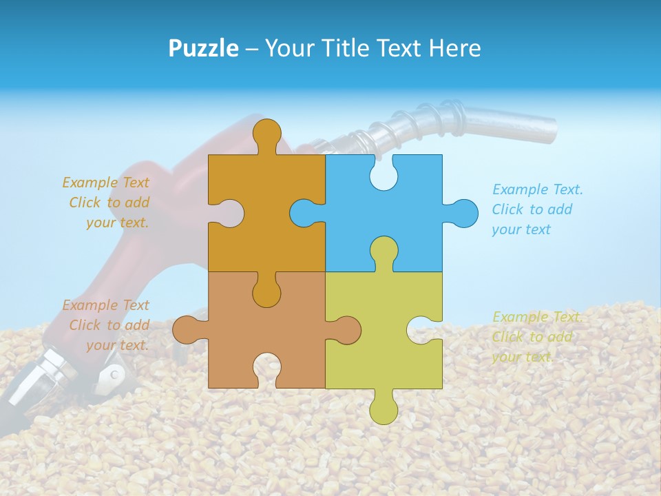 Corn Biomass Biofuel PowerPoint Template