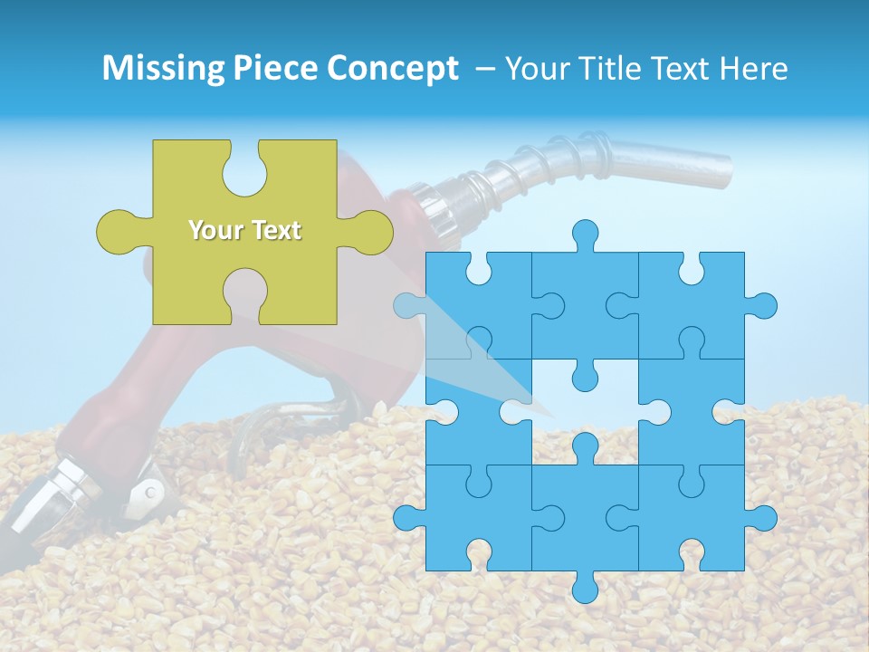 Corn Biomass Biofuel PowerPoint Template