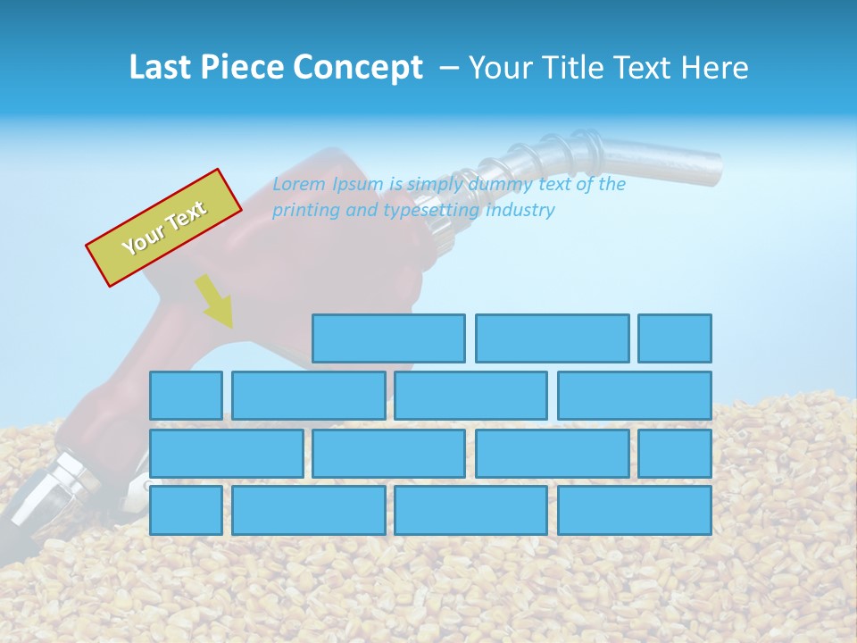 Corn Biomass Biofuel PowerPoint Template