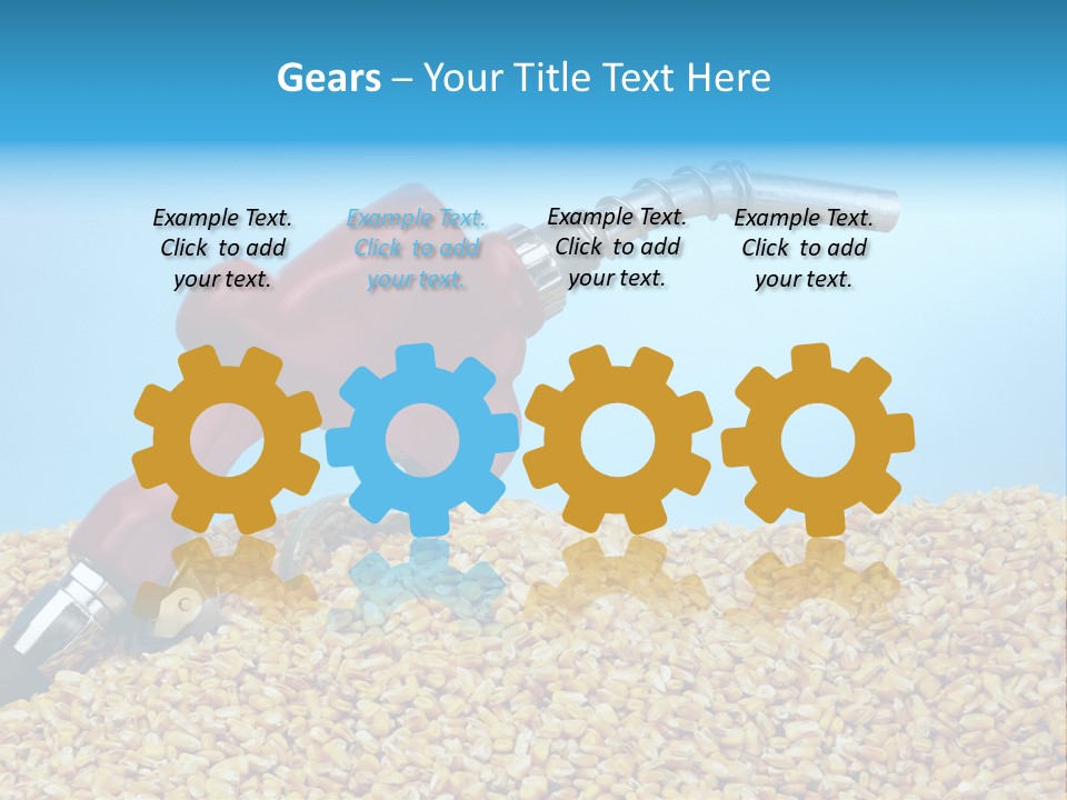 Corn Biomass Biofuel PowerPoint Template