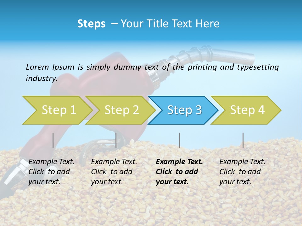Corn Biomass Biofuel PowerPoint Template