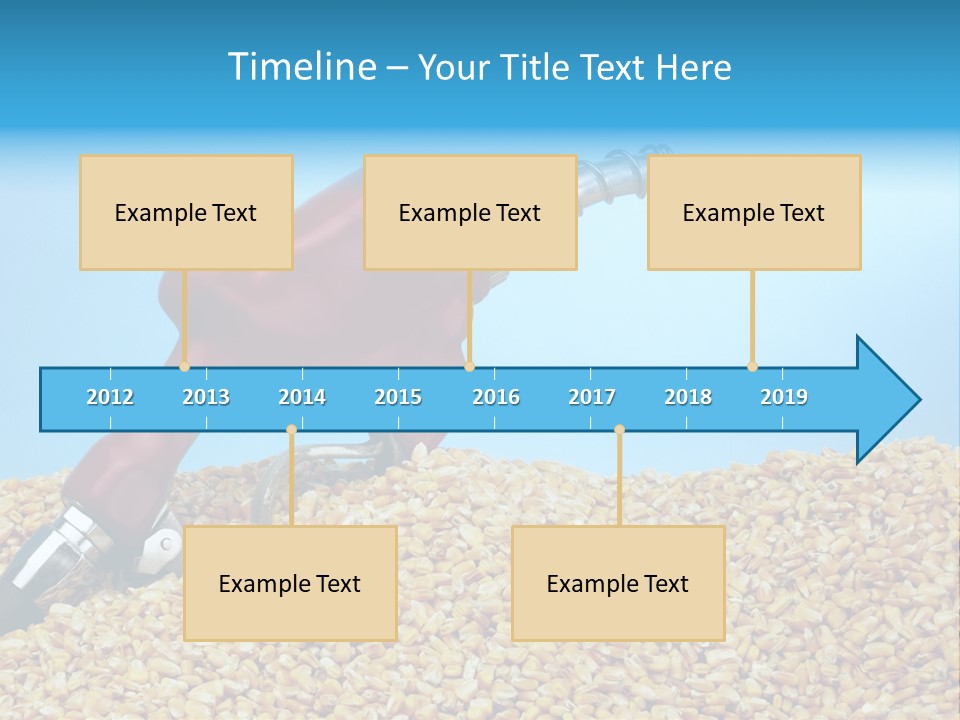 Corn Biomass Biofuel PowerPoint Template