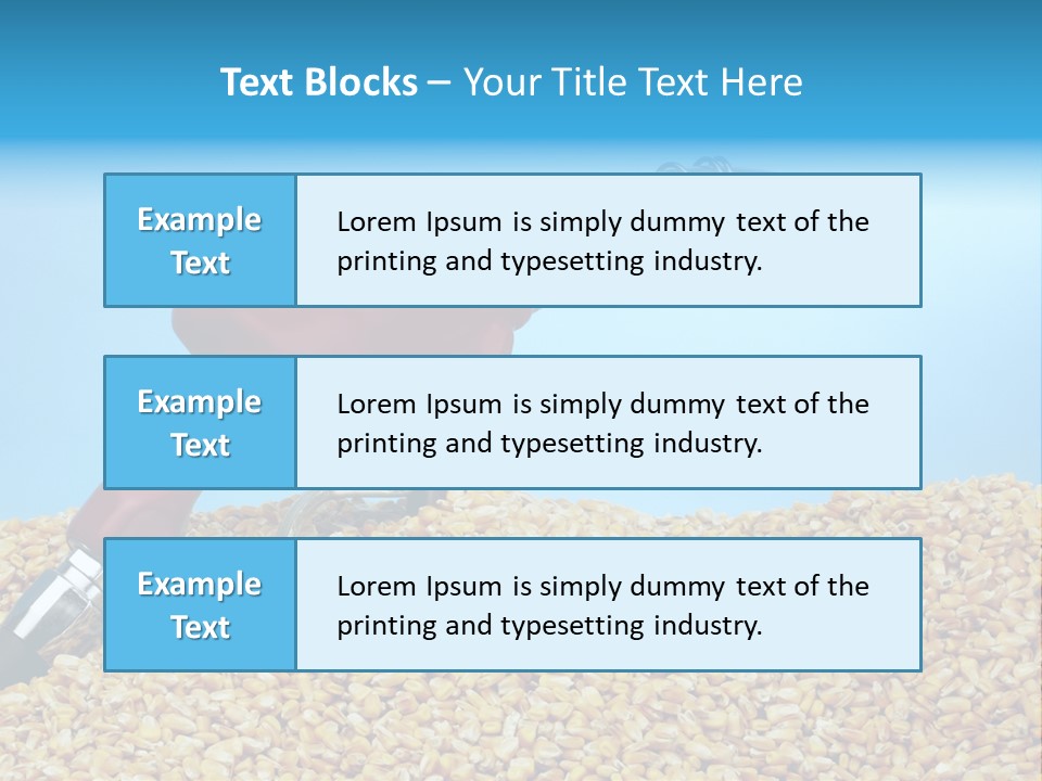 Corn Biomass Biofuel PowerPoint Template