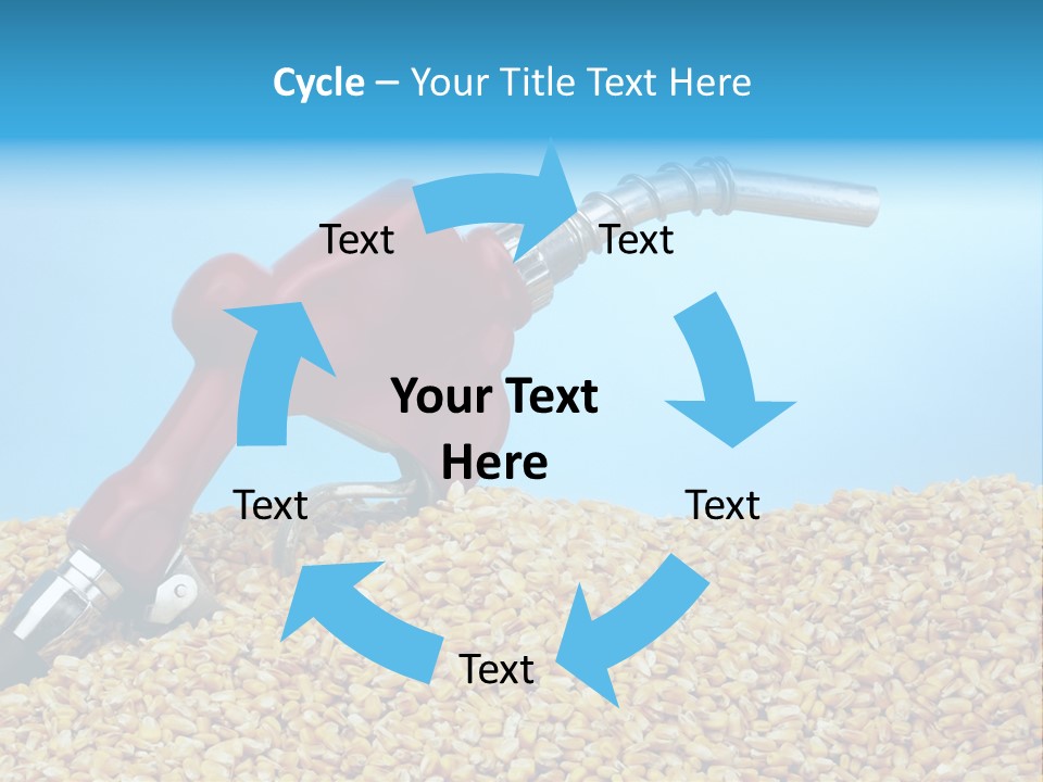 Corn Biomass Biofuel PowerPoint Template