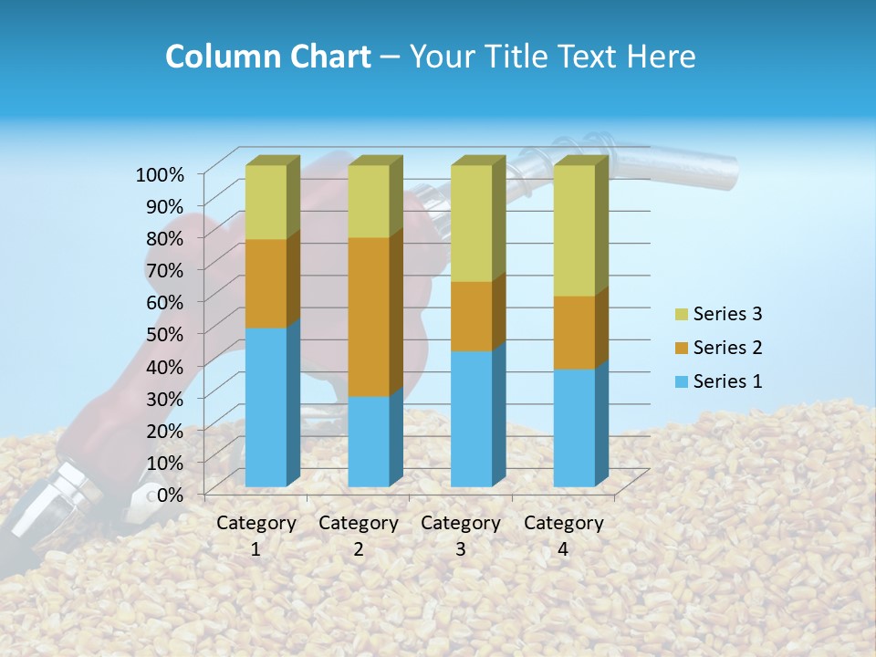 Corn Biomass Biofuel PowerPoint Template