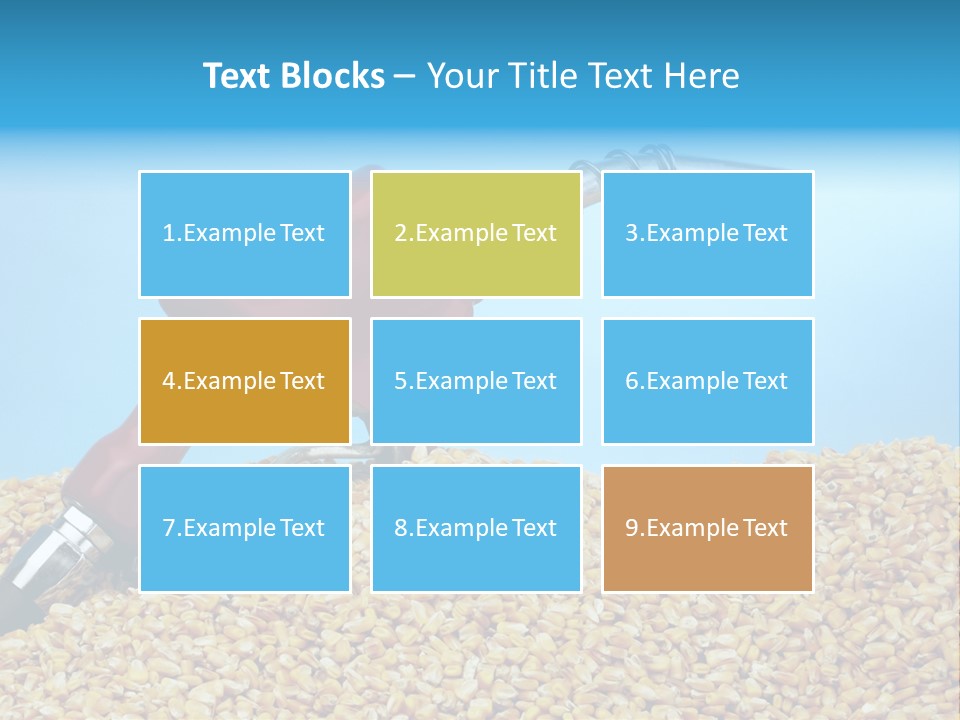 Corn Biomass Biofuel PowerPoint Template