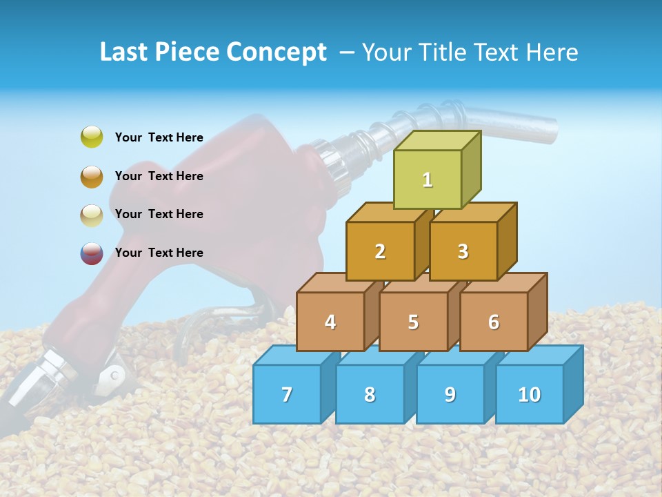 Corn Biomass Biofuel PowerPoint Template