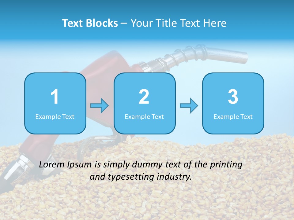 Corn Biomass Biofuel PowerPoint Template