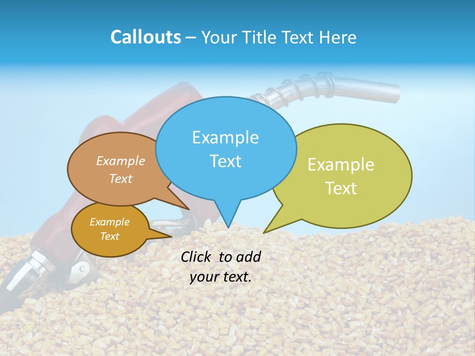 Corn Biomass Biofuel PowerPoint Template
