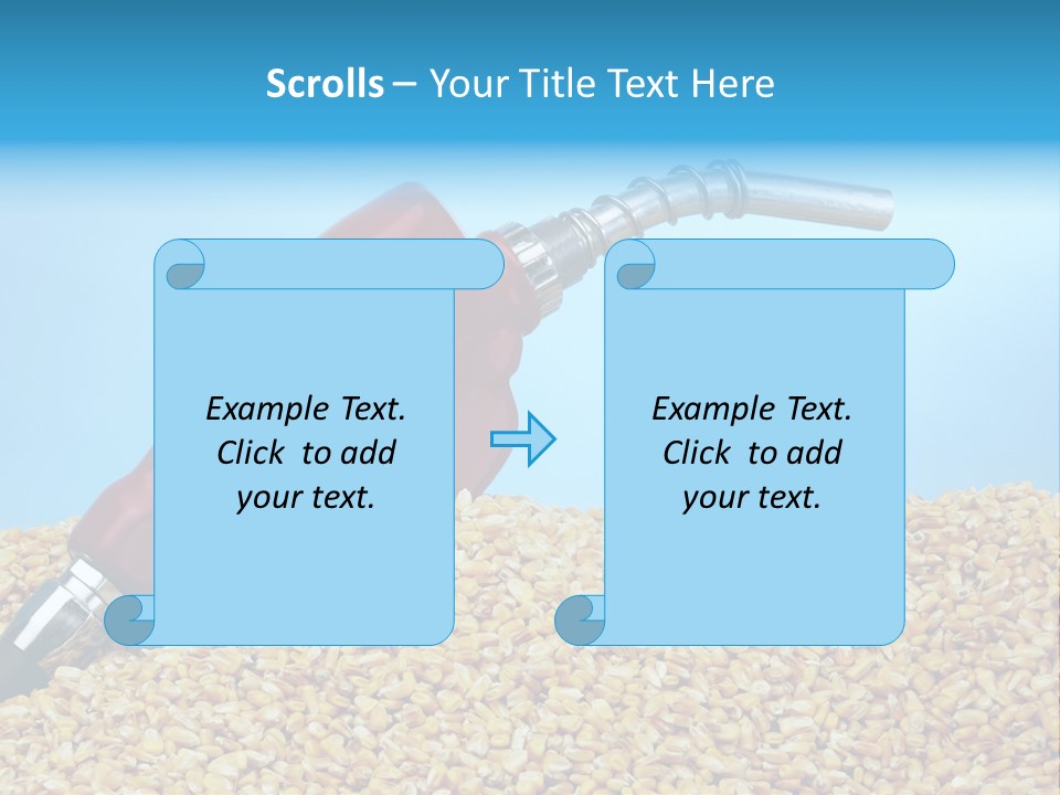 Corn Biomass Biofuel PowerPoint Template