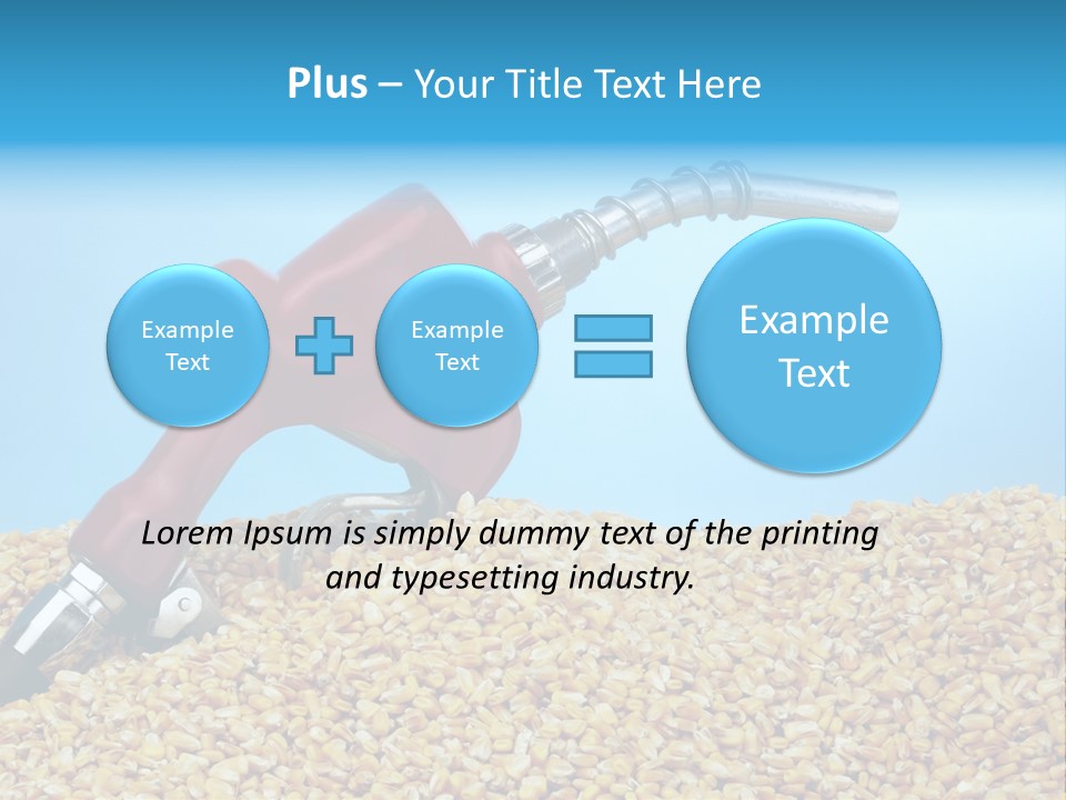 Corn Biomass Biofuel PowerPoint Template