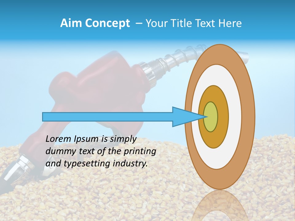 Corn Biomass Biofuel PowerPoint Template