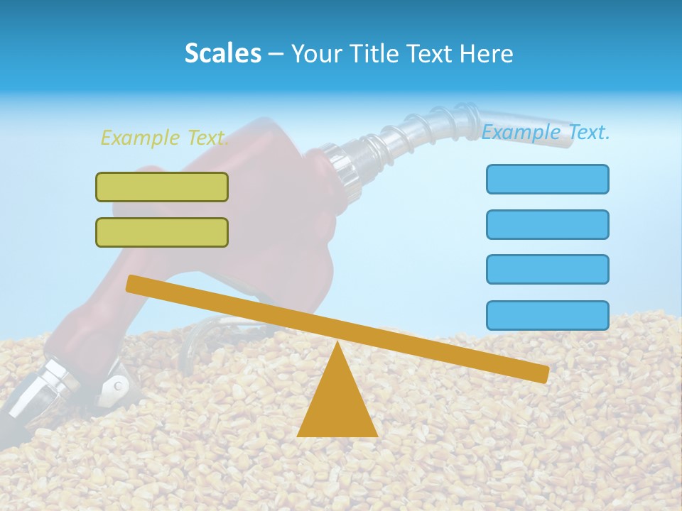 Corn Biomass Biofuel PowerPoint Template