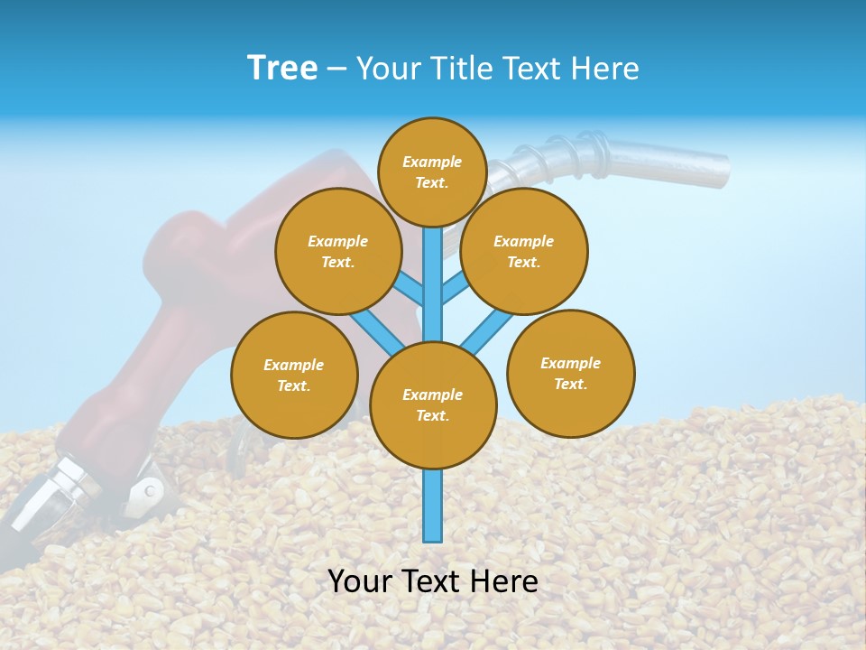 Corn Biomass Biofuel PowerPoint Template