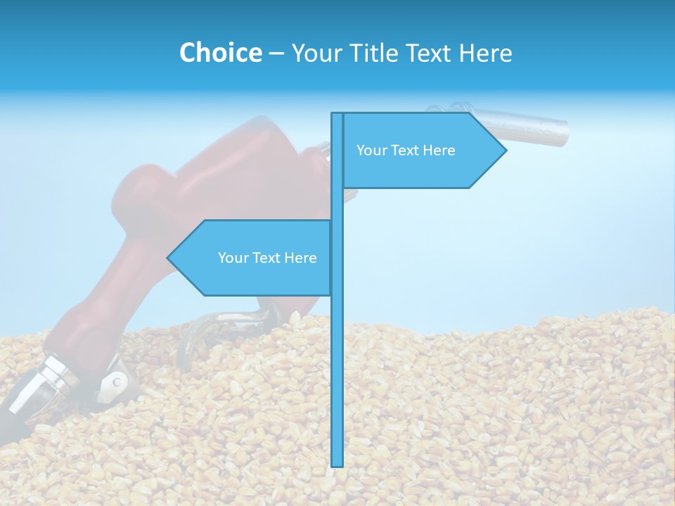 Corn Biomass Biofuel PowerPoint Template