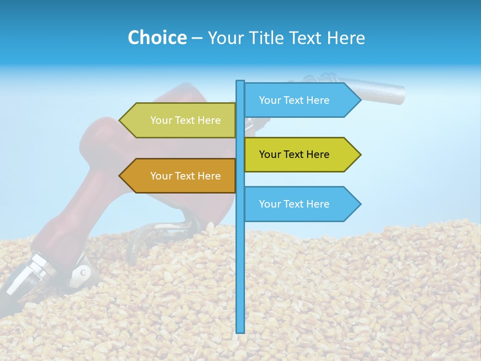 Corn Biomass Biofuel PowerPoint Template