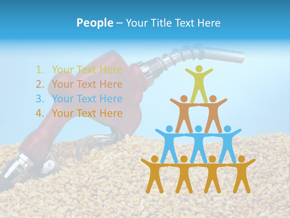 Corn Biomass Biofuel PowerPoint Template