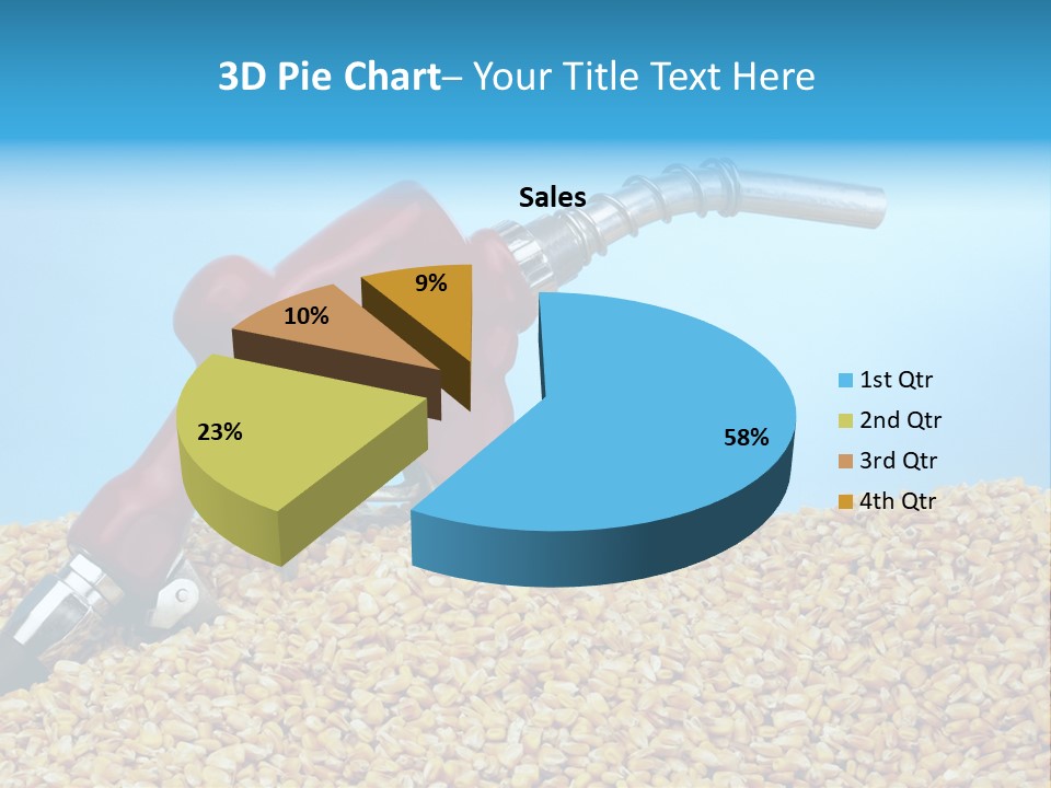 Corn Biomass Biofuel PowerPoint Template