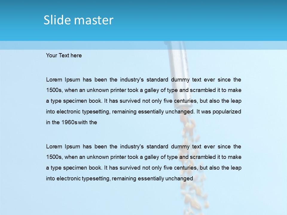 Gas Kernal Detail PowerPoint Template