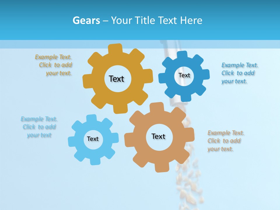 Gas Kernal Detail PowerPoint Template