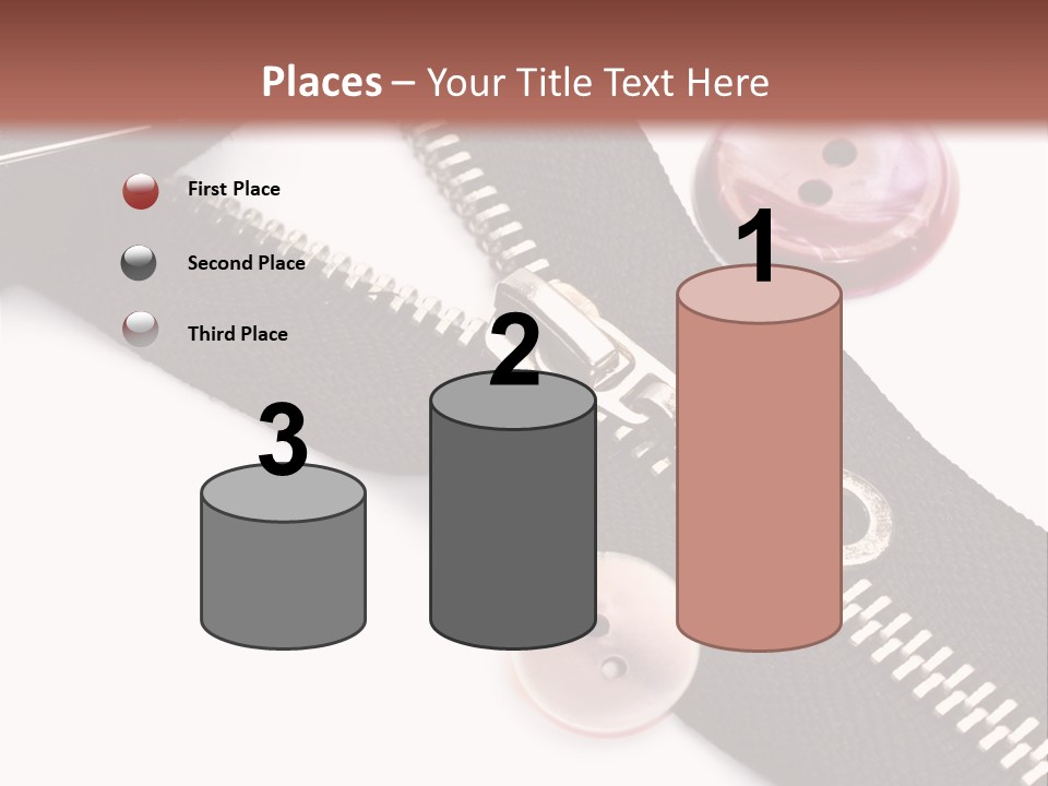 Sew Linen Needlework PowerPoint Template