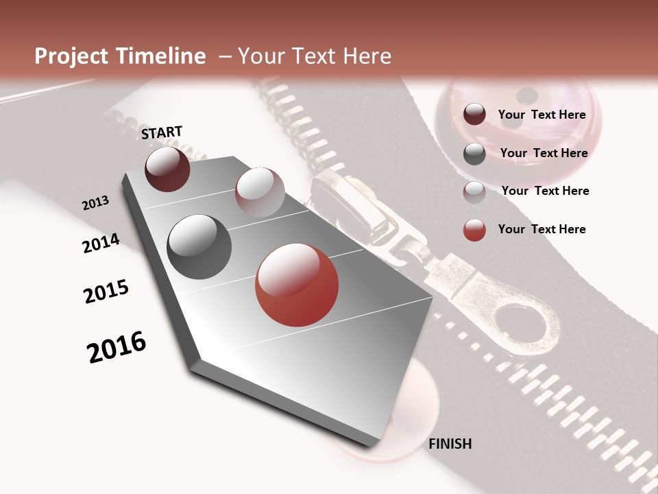 Sew Linen Needlework PowerPoint Template