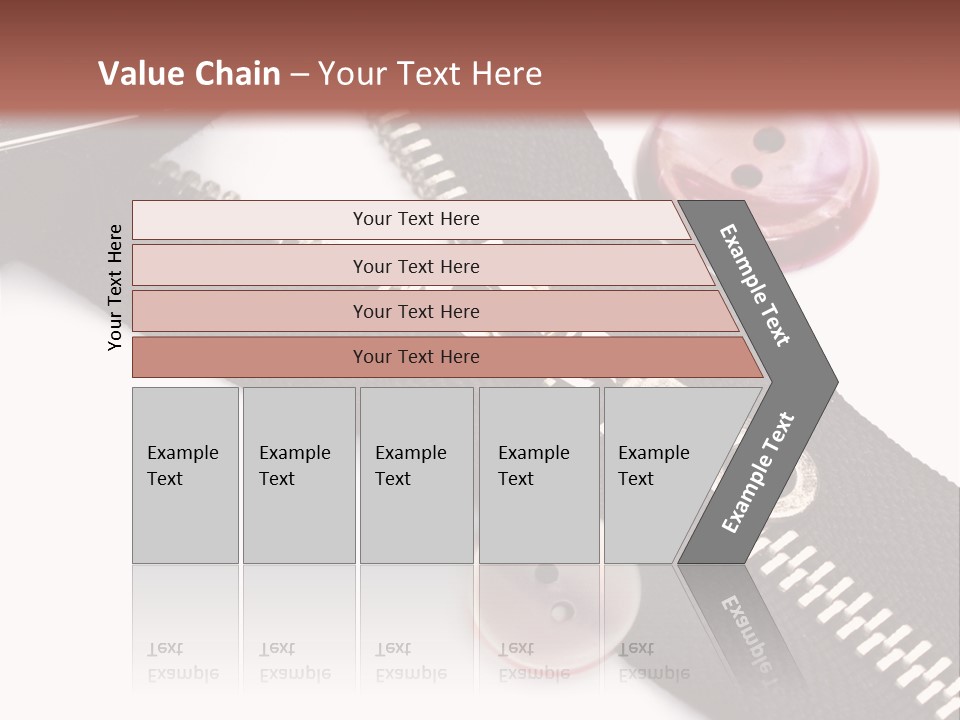 Sew Linen Needlework PowerPoint Template